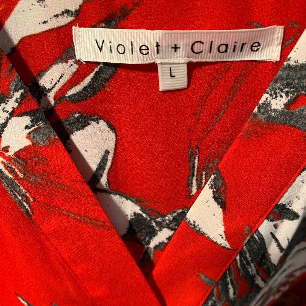 Violet and Claire tank top - tropical. NWOT